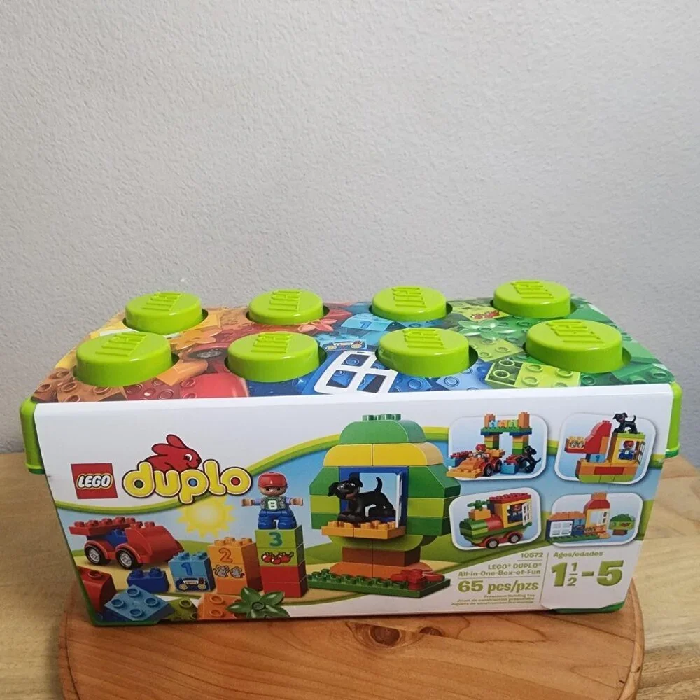 LEGO Duplo All-in-One-Box-of-Fun 10572 65 Pcs Brick Box Preschool 1.5-5 New